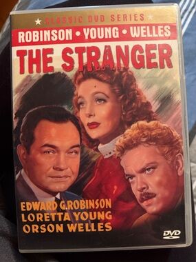 The Stranger DVD - Red and Gold Vintage Cover